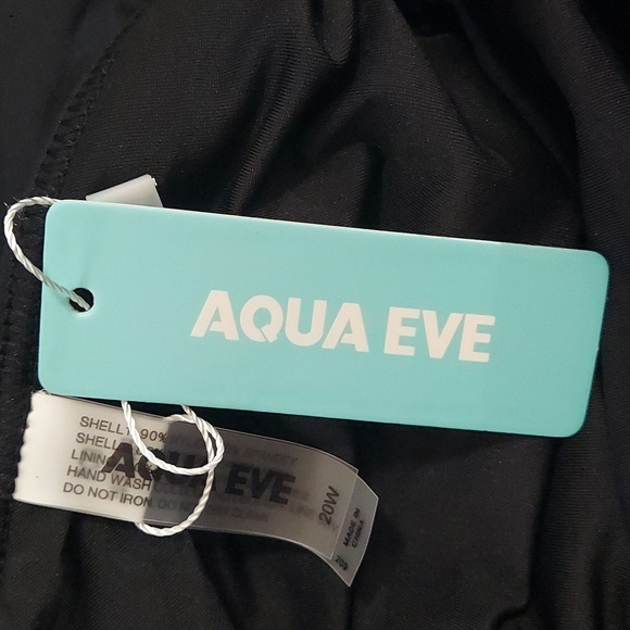 AQUA EVE PLUS SIZE Mesh One Piece Swimsuit - Picture 7 of 7